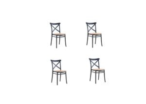 Set silla Cross x4