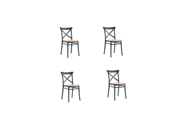 Set silla Cross x4