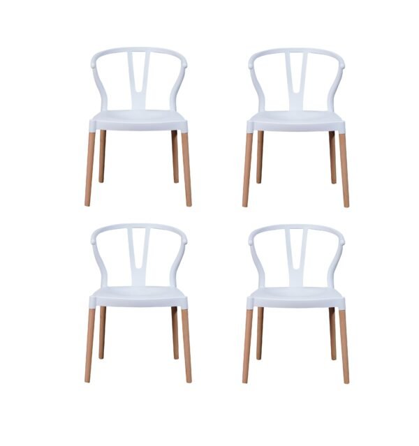 Silla Wishbone PP X4