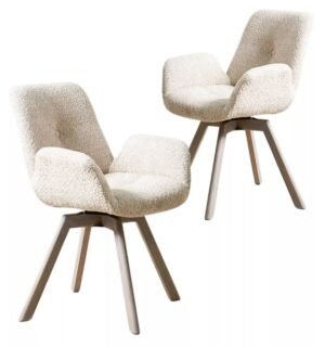 Set sillas Praga giratorias x2