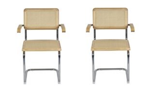 Set Silla Cesca con apoyabrazos