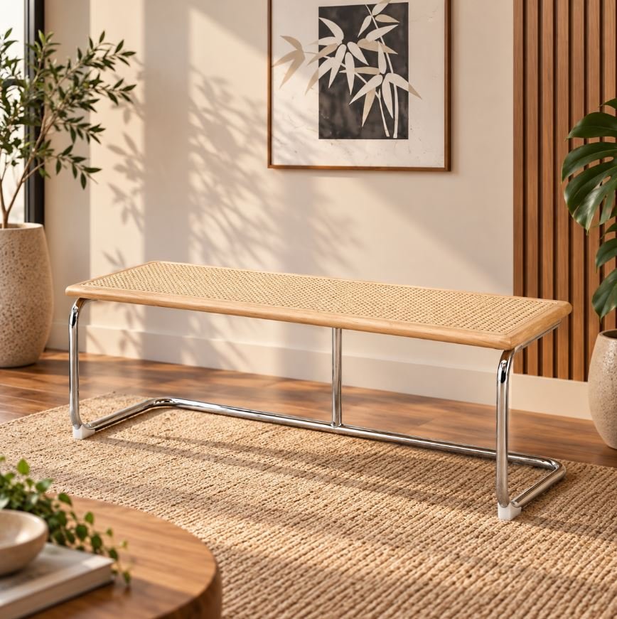 Banco Cesca en rattan - Imagen 7