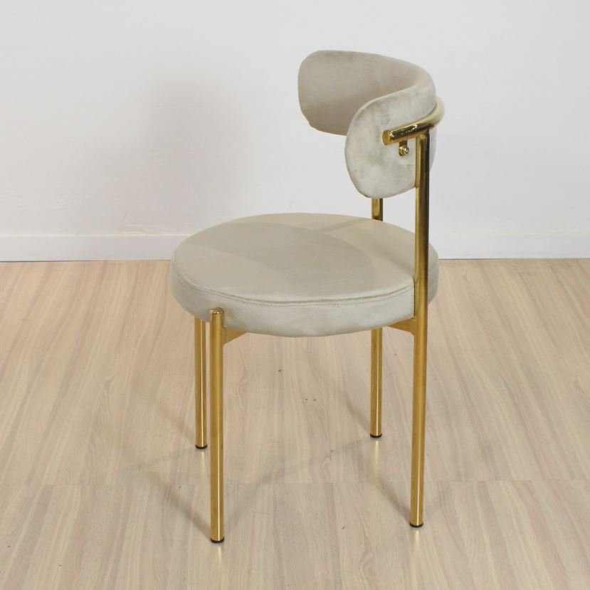 Set x4 Silla love Dorada Pana Vison - Imagen 10