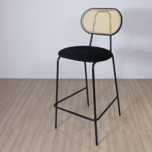 Set x2 Banqueta Renata Con Rattan