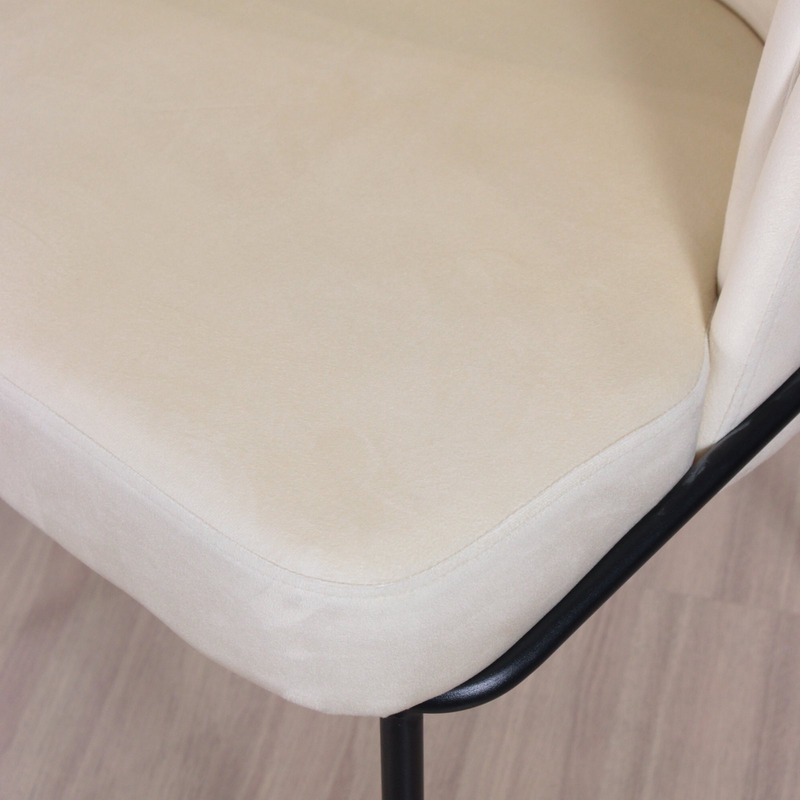 Set x2 Sillon Burgues Tela Pana Beige - Imagen 6