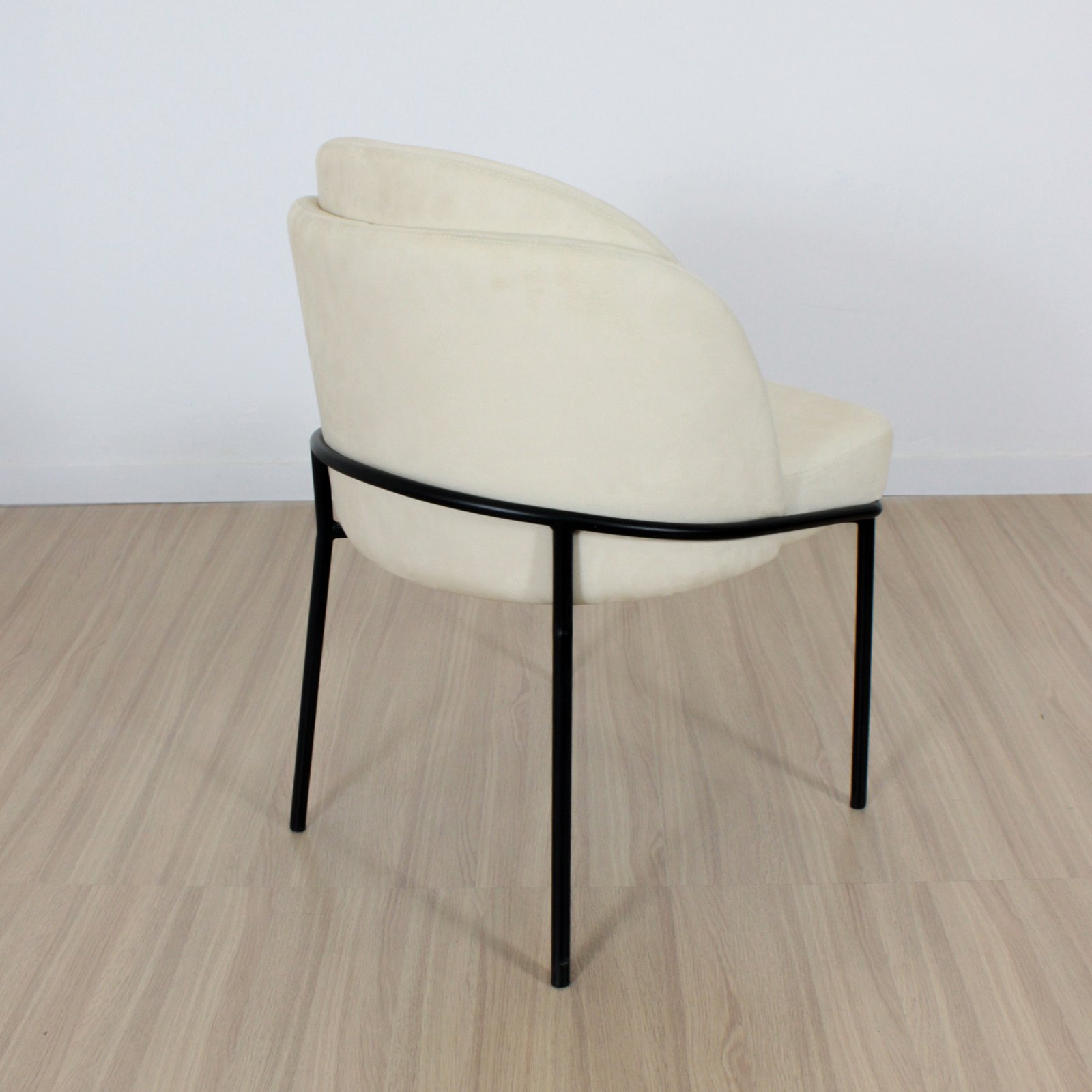 Set x2 Sillon Burgues Tela Pana Beige - Imagen 5