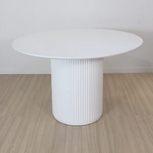Mesa Redonda Madrid 120 Cm Blanca