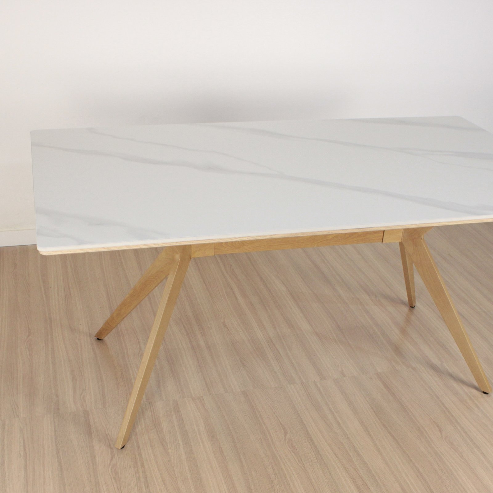 Mesa Lima Rectangular Neolith 160 Cm Blanca - Imagen 5