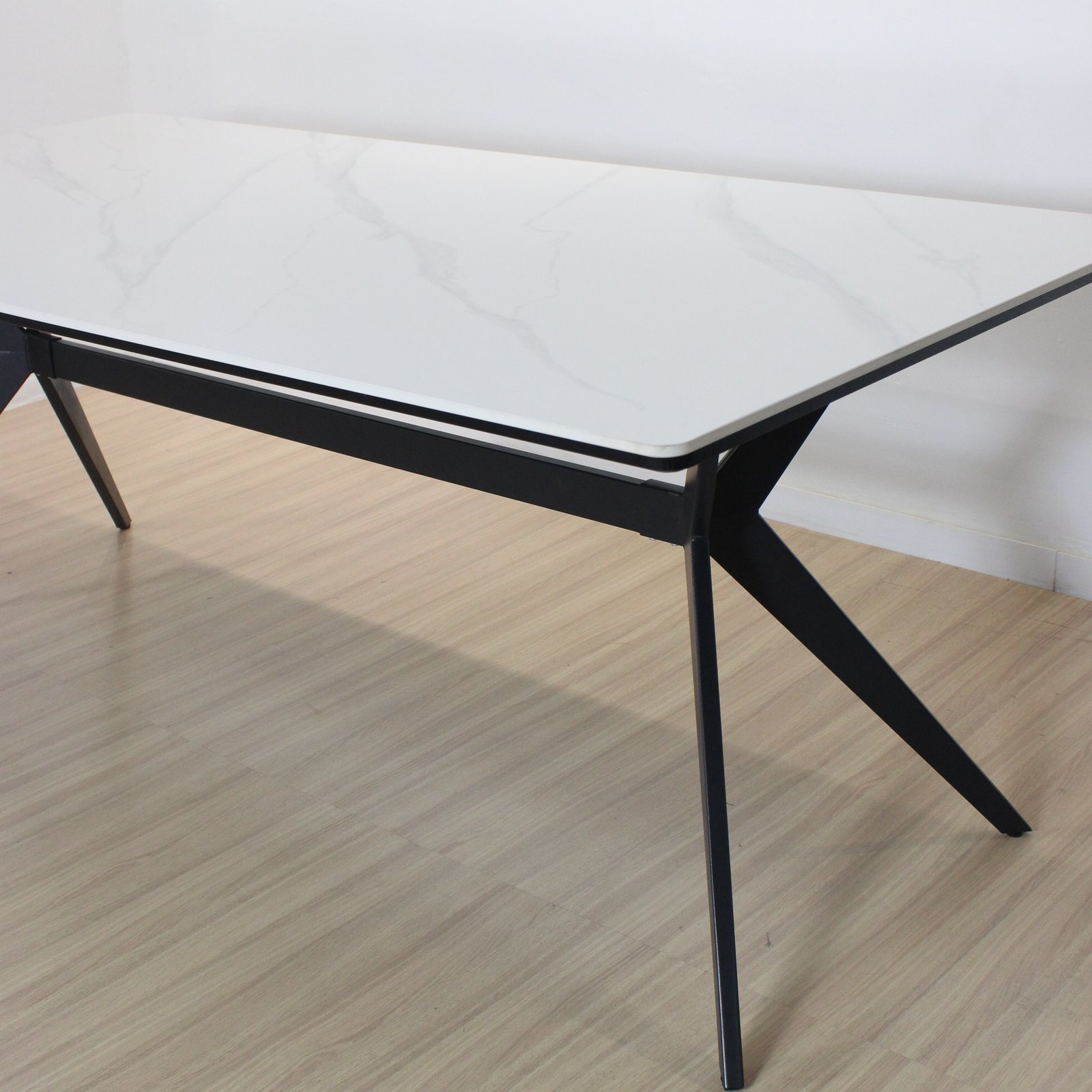 Mesa Oro Rectangular Neolith 200 Cm Blanca - Imagen 3