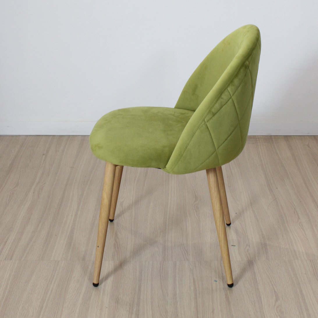 Set x4 Silla Marco Tapizada Oliva - Imagen 2