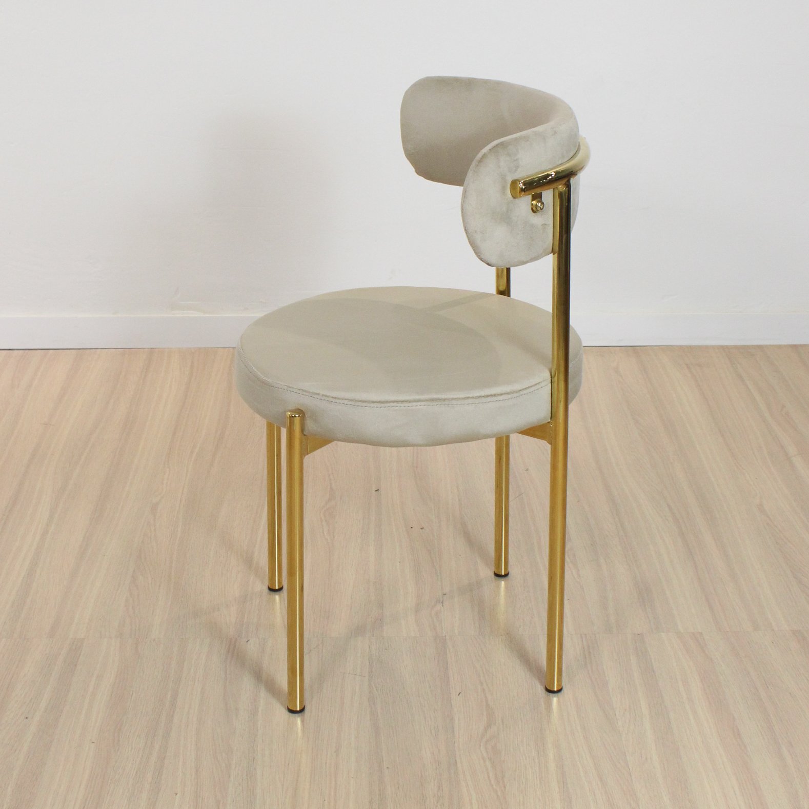 Set x4 Silla love Dorada Pana Vison - Imagen 2