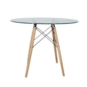 Mesa Eames Redonda 120cm Vidrio