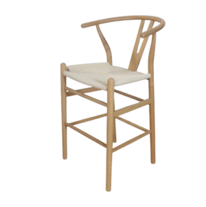 Banqueta Wishbone Madera Natural