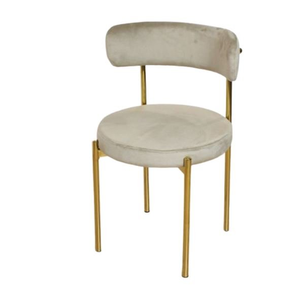 Set x4 Silla love Dorada Pana Vison